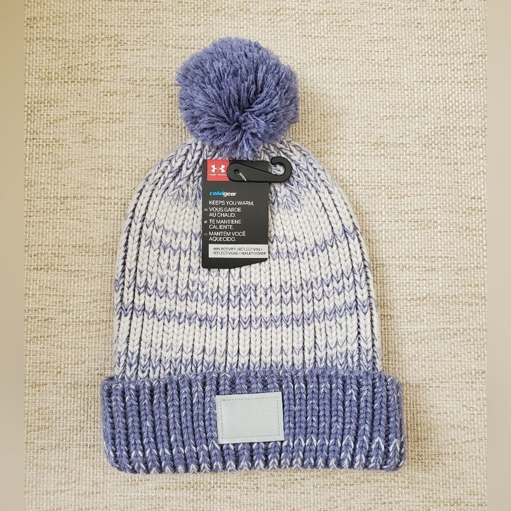 Under Armour Shimmer Pom Beanie Girls Youth One Size